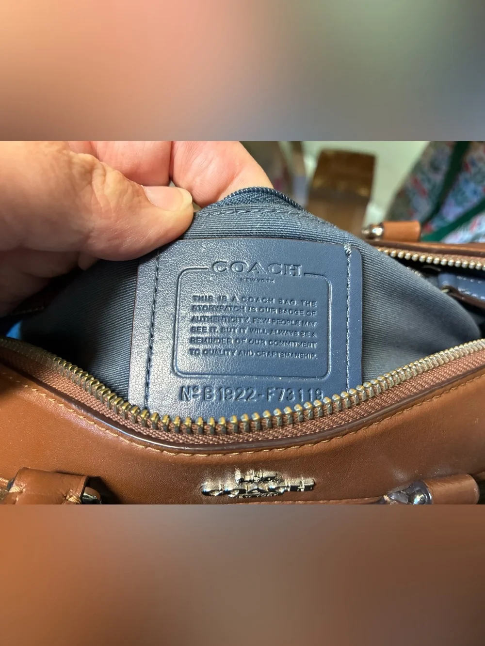 Coach Mini Bennet Signature Canvas Satchel with Rainbow Logo